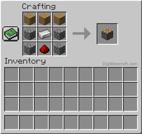 How to make a Piston in Minecraft