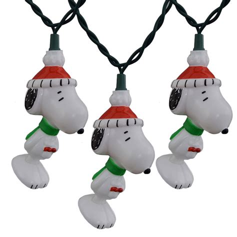 Peanuts Snoopy Christmas Novelty Light Set