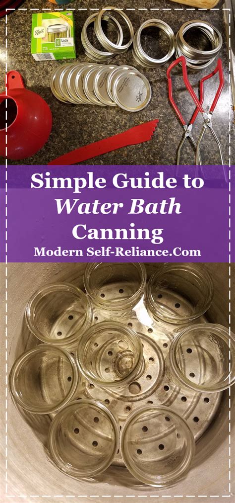 Simple Beginners Guide to Water Bath Canning at Home | Water bath canning, Water bath canning ...