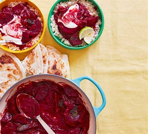 Beetroot curry recipe | BBC Good Food