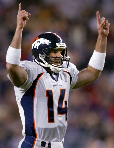 Brian Griese reacts to a first half touchdown – Denver Broncos History