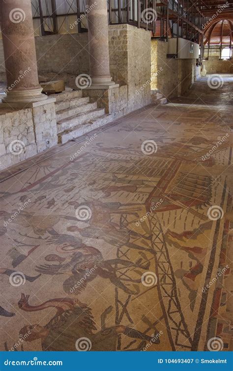 Mosaics in Villa Romana Del Casale, Piazza Armerina, Sicilia, it Editorial Photography - Image ...