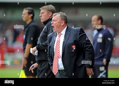 Rotherham United football manager Steve Evans Stock Photo - Alamy