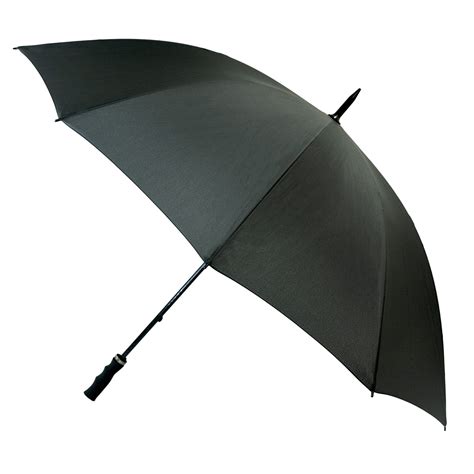 Black Umbrella - the Stormstar - Strong Windproof Black Golf Umbrella