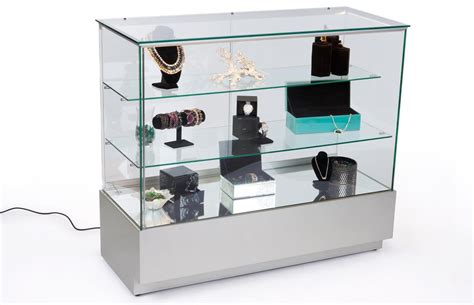 LED Backlit Jewelry Display Case - Full Vision