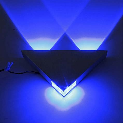 Modern Led Wall Lamp 3w Aluminum Body Triangle Wall Light For Bedroom Home Lighting Luminaire ...