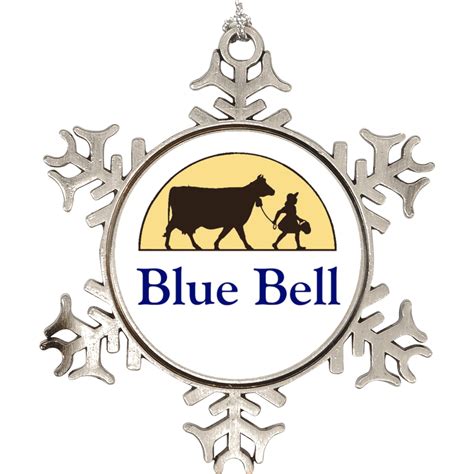 Blue Bell Creamery Ice Cream Logo Holiday Ornament