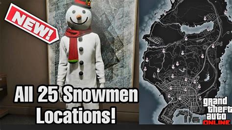 Gta Snowman Locations 2025 - Poppy Livvie