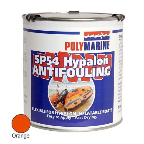 SP54 Hypalon Antifoul - Orange - Polymarine RIB Inflatable boat repair