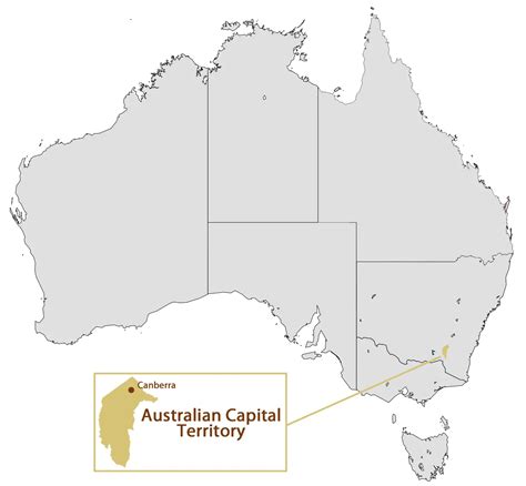 Location Map of Canberra • Mapsof.net