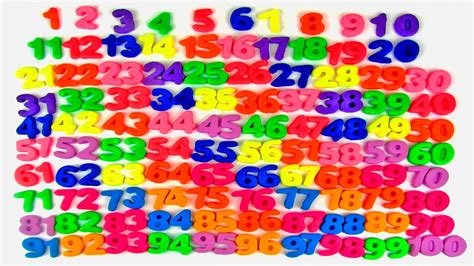 Learn To Count 1 to 100 Play Doh Numbers Counting Numbers 100 to 0 Learn Numbers for Kids ...