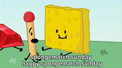 Spongematch Spongy Bfdi GIF - Spongematch Spongy bfdi Match bfdi ...