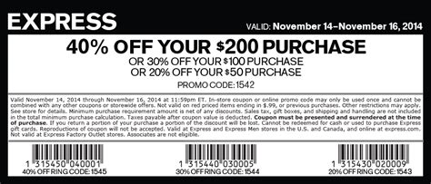 Pinned November 16th: 20% off $50 & more at Express, or online via ...