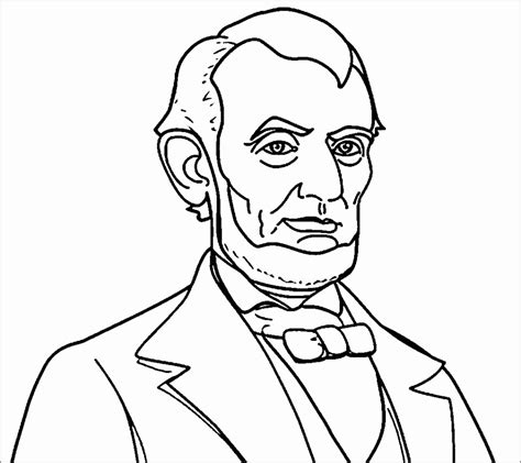 Abraham Lincoln Coloring Pages - ColoringBay