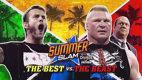 Brock Lesnar vs CM Punk - Summerslam 2013 - YouTube