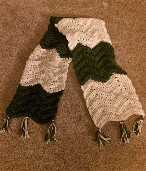 Crochet Chevron Scarf | Etsy | Etsy scarves, Chevron scarves, Crochet designs