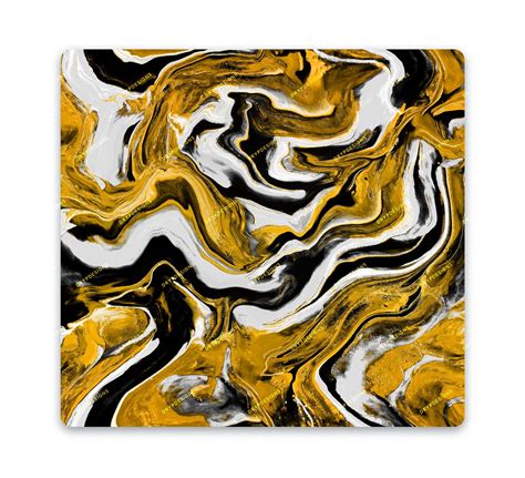 Black + White + Gold Liquid Marble Seamless Background — drypdesigns