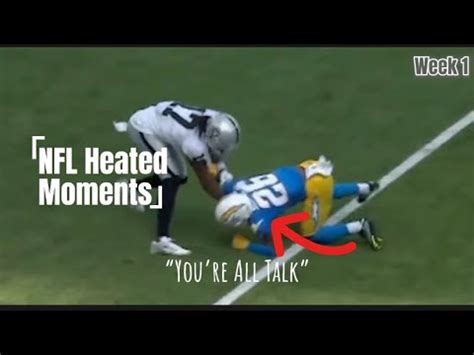 NFL Fights/Heated Moments Week 1 (2022) - YouTube