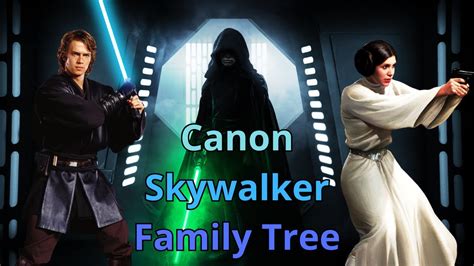 THE SKYWALKER FAMILY TREE (CANON) - YouTube