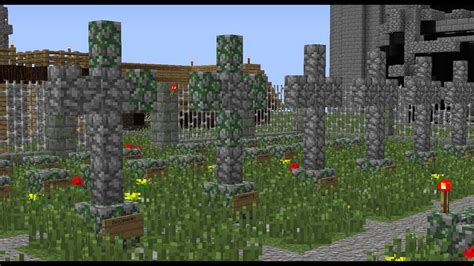 Minecraft Graveyard - YouTube