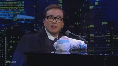 'SNL' Cold Open: Bowen Yang Sings Ballad as George Santos