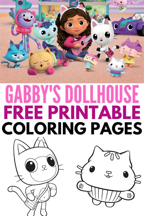 Gabby's Dollhouse Free Printables