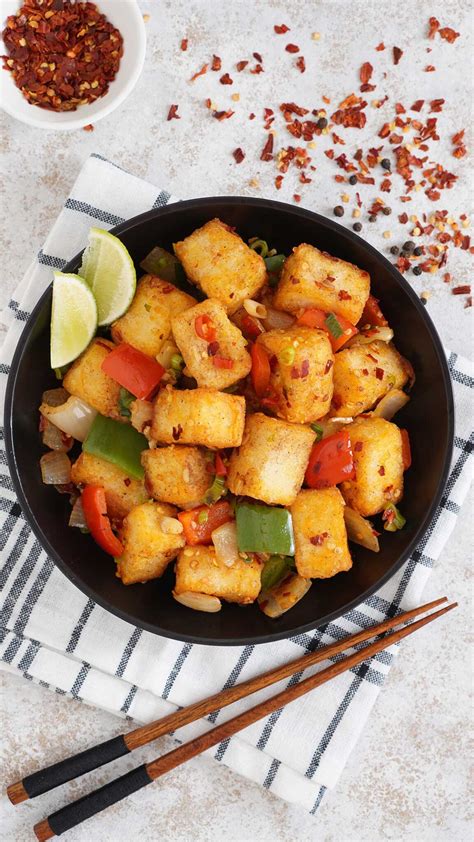 Salt and Pepper Tofu - Khin's Kitchen Crispy Salt & Chilli Tofu Recipe