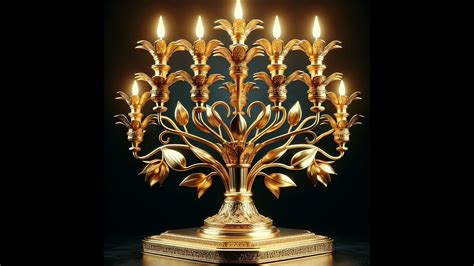 Exodus 25 The golden lampstand with seven lamps and the lampstand in ...