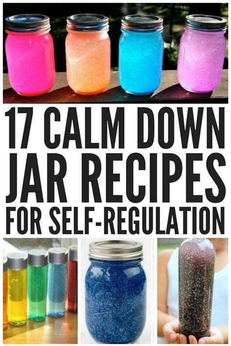 How to make a calm down jar: 17 DIY calm down jar recipes we love | Calm down jar, Coping skills ...