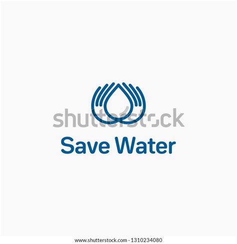 Save Water Logo Stock Vector (Royalty Free) 1310234080 | Shutterstock