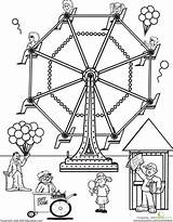 Ferris Wheel Coloring Page At GetColoringscom  Free Printable sketch template