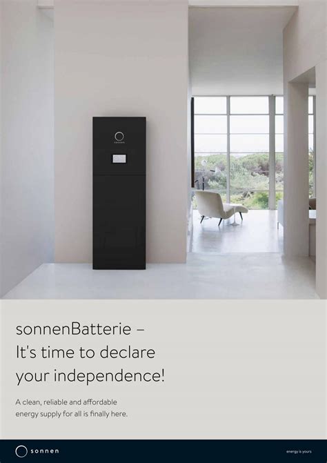 sonnen Eco 8.2 Brochure