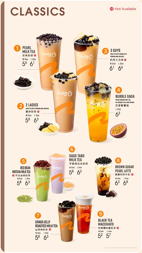 Menu | CoCo Fresh Tea & Juice Canada