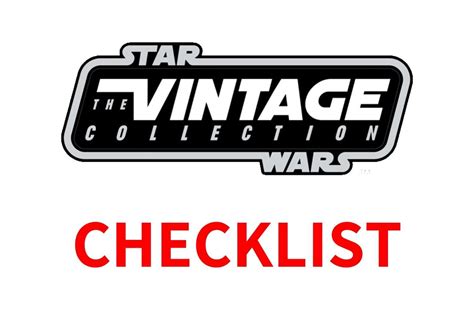 Star Wars Vintage Collection Complete List Star Wars Vintage Collection (2018) Wave 1 In-hand ...