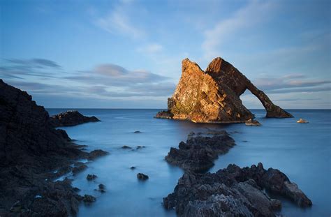 The Bow Fiddle Rock, Portknockie by Alec Kirkham