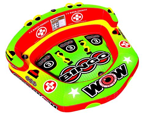 Buy WOW World of Watersports Bingo Cockpit Inflatable Towable Cockpit Tube for Boating Online at ...