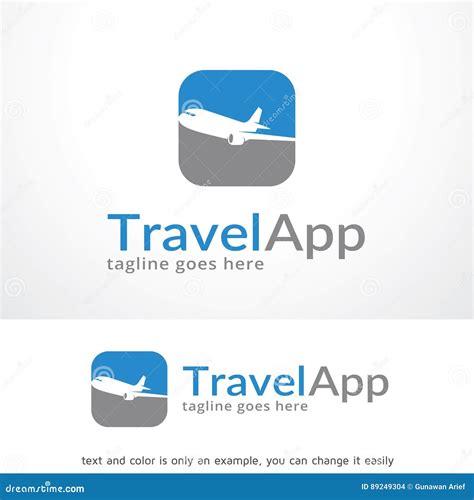 Travel App Logo Template Design Vector, Emblem, Design Concept ...