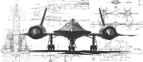 Schematic of the SR-71