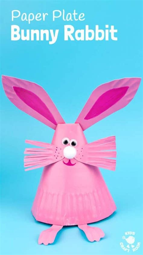 Adorable Paper Plate Rabbit Craft - Kids Craft Room