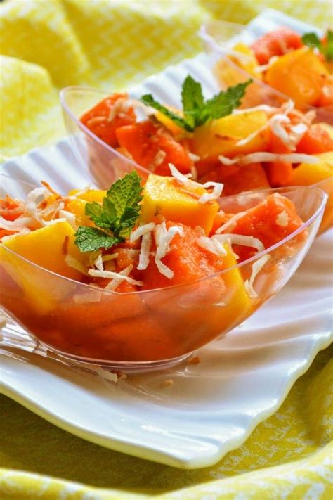 Mango Papaya Fruit Salad | Recipe | Fruit salad recipes, Salad recipes, Papaya fruits