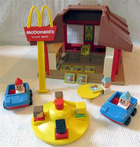 Vintage Playskool McDonalds Playset with Box Little People Cars ...