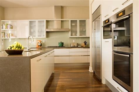 Stylish and elegant frameless cabinets in contemporary kitchen designs