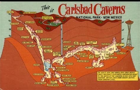 Depth Map of Carlsbad Caverns National Park