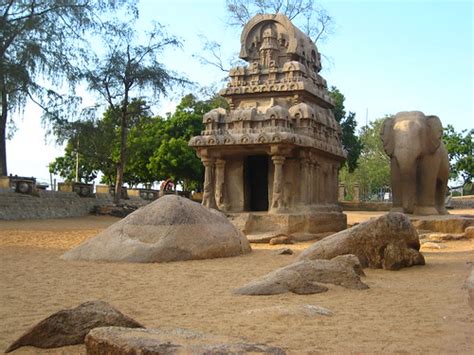 Five Rathas, Mahabalipuram - varnam