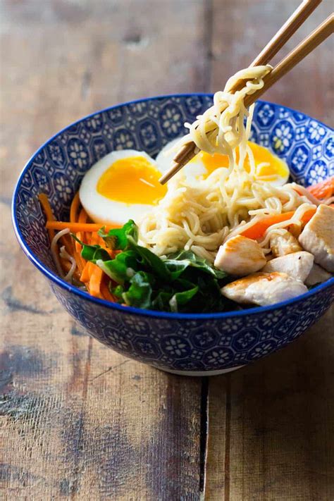 15-Minute Chicken Ramen Soup - Green Healthy Cooking