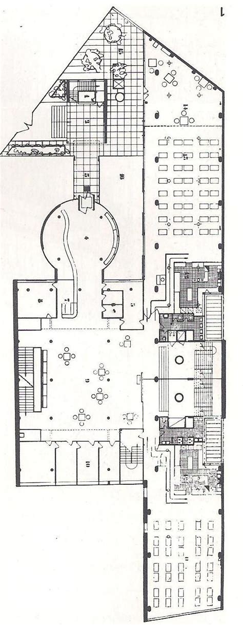 Le corbusier’s typical “floor plan for the “cite the refuge” -1929 | Le corbusier, Architect ...