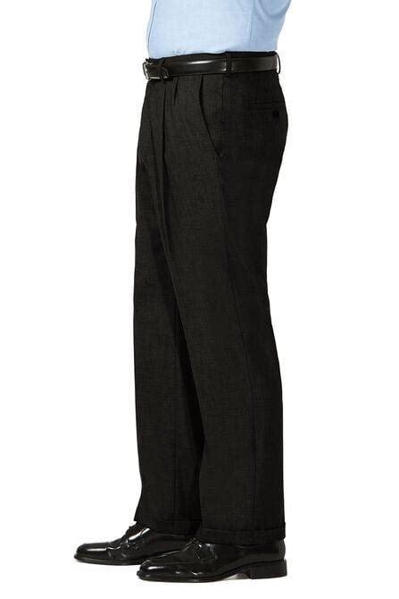 Big & Tall J.M. Haggar Pleated Dress Pant - Sharkskin