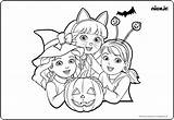 Nick Jr Halloween Coloring Pages At GetDrawings  Free Download sketch template