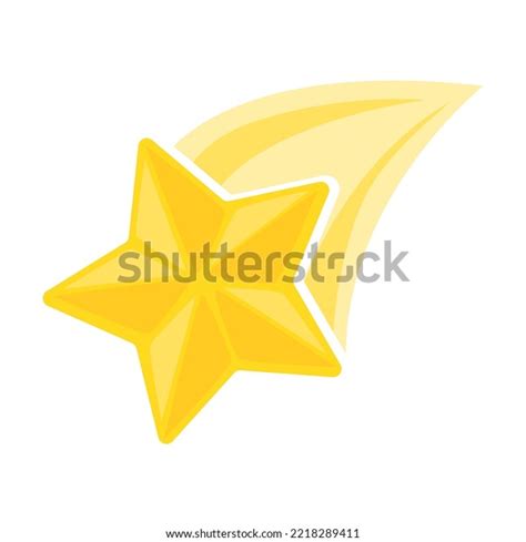 Comet Sign Emoji Icon Illustration Meteoroid Stock Vector (Royalty Free ...