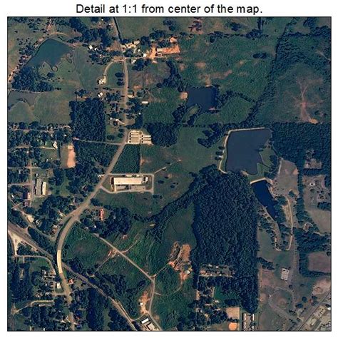 Aerial Photography Map of Lineville, AL Alabama